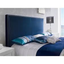 Tête de lit igor 160cm, tapissé. 61 Sur Tete De Lit Pour Lit 160 Cm En Velours Bleu Marine Anapu Achat Prix Fnac