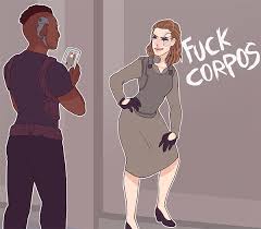 Cyberpunk 2077's first act has a lot of things going on. Big Beefy Boys With Cybernetics Someone Should Draw Meredith Stout Getting Her