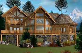The wrap around porch, log cabin. Log Home Floor Plans One Story Amazing Stories