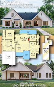Plan 62835dj 4 Bed New American House Plan With Wood Beam Accents In 2020 Architectural Design House Plans House Plans Dream House Plans