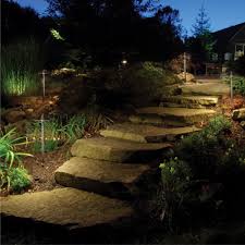 Volt Landscape Lighting Starter Kit 9 Light Hardwire Lawn Garden Walkway Ebay