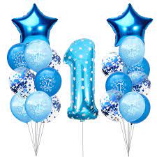 1 Ano De Cumpleanos Para Nino Primer Cumpleanos Globos De Feliz Cumpleanos Decoracion Para Baby Shower Primer Nino Nina Decoraciones Para Fiesta Suministros De 1 Ano Aliexpress Hogar Y Jardin
