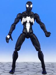 Black And Green Spiderman Action Figure Marvel Legends Unleashed Black Costume Spider Man 8 Action Figure Hasbro 2008 Marvel Legends Spiderman Action Figures