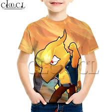 Brawl stars figür seti 8 farklı figürden oluşmaktadır. Cloocl Brawl Stars Game Cute Cartoon Kids T Shirts 3d Printing Casual Boy Girl T Shirt Shopee Singapore