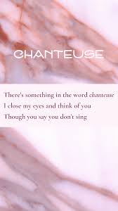 Short Poem Titled Chanteuse Poetry Poem Instagram Short Poems Poem Titles Poems