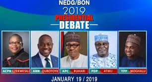 Presidential Debate Live Updates Buhari Atiku Three Other Presidential Candidates Clash