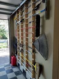 Smart Garage Storage Organization Hack 46 Home Garage Hack Home Makeover Organization Smart Garden Tool Rack Garage Organization Diy Garage Storage