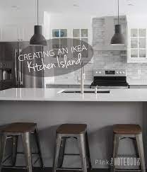 We wanted a very specific island so we designed one ourselves and made it happen! Creating An Ikea Kitchen Island Pink Little Notebookpink Little Notebook