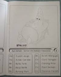 Cara mewarnai spongebob ini sangatlah mudah. Spongebob Mewarnai Mahir Membaca Shopee Indonesia