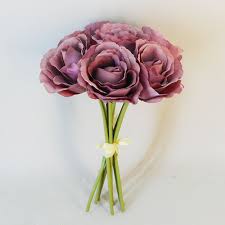 We will then arrange for collection of the goods (or arrange for you to return. Artificial Roses Bunch Dusky Pink Artificial Flowers