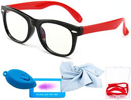 This board contains cute and fun photos of kid's glasses. Amazon Com Toddler Blue Light Glasses For Kids Reduces Eye Strain Uv Glare Fatigue From Digital Screens Nerd Square Glasses For Baby Age 1 4 Black Red 115mm Health Personal Care