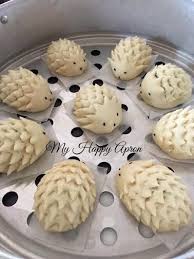 Red Bean Hedgehog Buns Hedgehog Recipe Red Beans Red Bean Bun Recipe