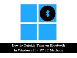 Some computers offer a button or keyboard key that allows you to turn on bluetooth with a single tap. How To Quickly Turn On Bluetooth In Windows 11 Pc 2 Methods Techschumz