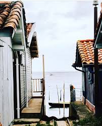 Village Ostreicole Sous La Grisaille Bassindarcachon Village Cabane Port Ostreiculture Oysters Hut Paysage Espritbassin Au Arcachon Village Instagram