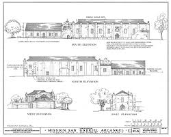 En Citizendium Org Images 7 7c Drawing Side And Front Of Church Jpg Jpg San Gabriel Mission California Missions Project Mission Projects