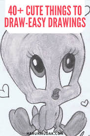 40 Cute Things To Draw Cute Easy Drawings Easy Drawings Cute Easy Drawings Cute Drawings