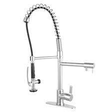 Best industrial kitchen faucet reviews (updated list). Reviews For Kingston Brass Single Handle Pre Rinse Spray Utility Pull Down Sprayer Kitchen Faucet In Chrome Hls8501ctl The Home Depot
