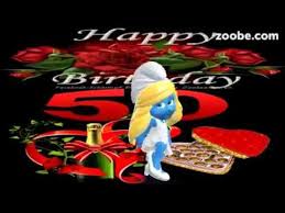 Happy Birthday Alles Gute Zum 50 Geburtstag Schlumpfe Zoobe Animation Happy Birthday Schlumpfe Geburtstag