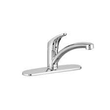 American standard kitchen faucets parts list. American Standard Colony Pro Single Handle Kitchen Faucet With Deck Plate Included In Polished Chrome 7074000 002 Ferguson
