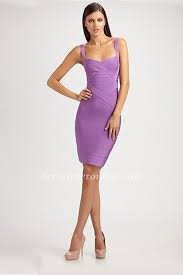 Light Purple Sleeveless Herve Leger Straps Bandage Dresses Bandage Dresses Online Bandage Dress Herve Leger Herve Leger Dress