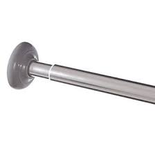 Very easy to erect, light weight but yet very sturdy due to the heavy gauge steel material. Cooke Lewis Straight Extendable Shower Curtain Rail Aluminium Chrome 1400 2600mm Shower Curtain Rails Screwfix Com
