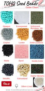 what is toho japanese seed beads size shape color