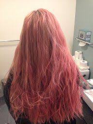 Cotton Candy Pink Manic Panic On Brown Hair Google Search Dyed Hair Hair Semi Permanent Hair Color