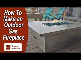 Videos Showing How To Do Diy Projects From Woodworking And Metalworking To Home Improvements And More Pete Outdoor Gas Fireplace Outdoor Fire Pit Gas Firepit