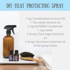 I Always Forget To Protect My Hair And I M So Glad I Found This Heat Protecting Spray Reci Heat Protectant Hair Essential Oils For Hair Essential Oils For Skin