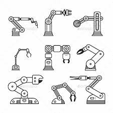 Industrial Robot Arm Industrial Robots Robot Arm Robot Illustration