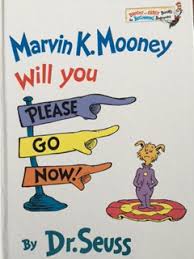 Caleb Reads Dr Seuss' “Marvin K. Mooney, Will You Please Go Now!”