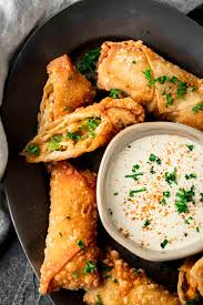 Get creative and make your own dipping sauce with ketchup, mustard, mayonnaise, onion, and garlic powder. Crispy Cajun Crawfish Egg Rolls Went Here 8 This