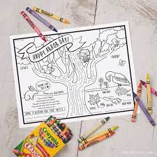 Free Printable Arbor Day Coloring Activity Sheet Color Activities Arbour Day Activity Sheets