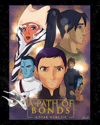 Sabine Ahsoka Ezra Eli Thrawn Chiss Star Wars Rebels Sequel Fic Poster Star Wars Art Star Wars Rebels Ezra Star Wars Images