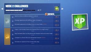 Each week of challenges will offer something different from the last, and we will get new challenges every week until the season ends. Leak Season 7 Week 2 Fortnite Challenges Fortnite Intel