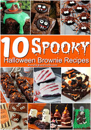 Here's how to create some super simple yet impressively spooky decorations on the cheap! 10 Spooky Halloween Brownie Recipes Big Bear S Wife
