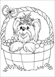 Simple dog coloring page : 30 Free Printable Cute Dog Coloring Pages