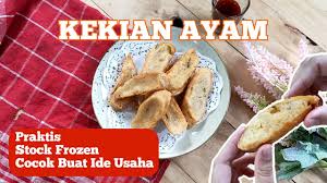 Buka pembungkus kekian, lalu masukkan ke dalam minyak panas, goreng hingga kuning kecokelatan, angkat, tiriskan. Praktis Stok Frozen Food Resep Kekian Ayam Youtube