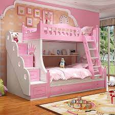 One thing i've never really done is splurge on our bedding or even our master bedroom design for that matter. Lit Superpose Pour Enfants Avec Echelle Pour Meubles De Maison Mobilier De Chambre A Coucher Pr In 2021 Princess Bunk Beds Girls Bunk Beds Bunk Beds For Girls Room