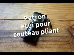 Patron D Un Etui De Ceinture En Cuir Pour Un Couteau Pliant Type Opinel Ou Couteau Suisse Simple Et Efficace En 2 Etui Couteau Cuir Couteau Couteaux Pliants