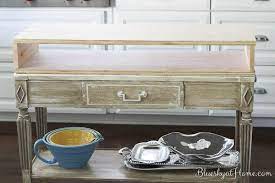 To turn a sofa table into a kitchen island. How To Turn A Console Table Into A Kitchen Island Bluesky At Home