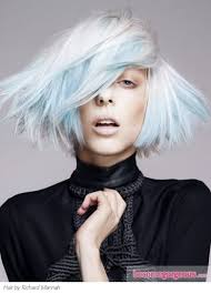 Pin By Sarah Cerilli On Fashion Hair And Makeup Light Blue Hair Futuristic Hair Hair Highlights