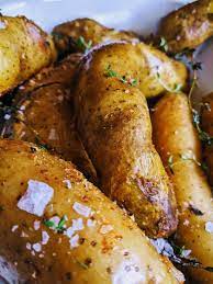 Crispy Twice Cooked Kipfler Potatoes Recipe Cooking Potatoes No Cook Meals