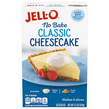 Im making a 6 inch 3 layer cake needs to be about taller so about a 2inch layer. Jell O No Bake Real Cheesecake Dessert Mix Hy Vee Aisles Online Grocery Shopping