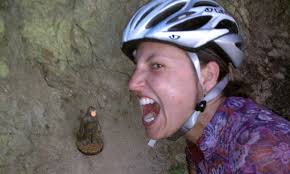 Sara Alm and the sasquatch!