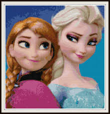 These Frozen sisters have such an incredible bond. I added them atop a  shaker gift box. Details