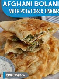 Traditional Afghani Bolani With Potatoes And Green Onions Recipe In 2021 Recipes Potatoes Cooking Recipes