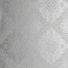 So, whether you are looking to buy a contrasting matt and silver design for your bedroom, or to go all out with a colourful mix for your living room feature wall, there are endless options for your. Luxe Silver Medallion Wallpaper Heavyweight Vinyl By Arthouse 295701