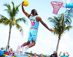 The team unveiled the new look tuesday on twitter, showing a color scheme of neon blue and pink hues along with black accents to. Miami Heat Unveil New Vicewave City Jersey