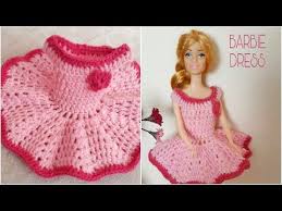 Diy Barbie Dress Orgu Barbie Elbisesi Yapimi Youtube Orgu Barbie Giysileri Oyuncak Bebek Elbisesi